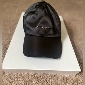 Rag & Bone Satin Avery Baseball Cap NWT